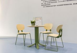 桌椅閃耀廣州家博會創新設計摘雙獎！AG真人旗艦廳三朗FINN系列餐